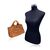 PRADA Borsa Shopper in Tela Col. Arancione Canapa M