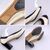 CHANEL Scarpe con Tacco in Pelle Lucida Col. Bianco Slingback 40