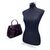 OTHER BRAND Borsa a Mano Vintage in Pelle Col. Bordeaux M