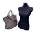PRADA Borsa Shopper in Pelle Col. Grigio BN2419 M
