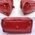 YVES SAINT LAURENT Borsa a Mano in Pelle Lucida Col. Rosso Easy M