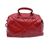 YVES SAINT LAURENT Borsa a Mano in Pelle Lucida Col. Rosso Easy M