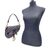 CHRISTIAN DIOR Borsa a Tracolla in Tela Col. Blu Saddle Dior Oblique M