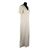 La Mendola Vestito Vintage in Seta Col. Bianco Kaftan