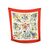 GUCCI Foulard Vintage in Seta Col. Rosso Flora