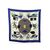 HERMES Foulard in Seta Col. Blu Carre 90