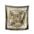 HERMES Foulard Vintage in Seta Col. Marrone Carre 90