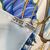HERMES Foulard Vintage in Seta Col. Blu Carre 90