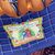 HERMES Foulard Vintage in Seta Col. Blu Carre 90