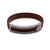 HERMES Bracciale in Pelle Col. Marrone Pousse Pousse