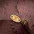 CHANEL Spilla Vintage in Pelle Col. Beige Camelia