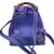 GUCCI Zaino Vintage in Camoscio Col. Viola Bamboo S