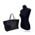 FENDI Borsa Shopper in Pelle Col. Nero Roll Bag M