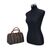 FENDI Borsa a Mano Vintage in Tela Col. Marrone Forever Bauletto S