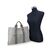 HERMES Borsa Shopper Vintage in Cotone Col. Grigio Fourre-Tout M