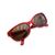VUARNET Occhiali da Sole in Plastica Col. Rosso 112