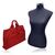 HERMES Borsa Shopper Vintage in Cotone Col. Rosso Toto M