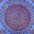 HERMES Foulard Vintage in Seta Col. Blu Carre 90