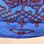 HERMES Foulard Vintage in Seta Col. Blu Carre 90