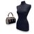 ROBERTA DI CAMERINO Borsa a Mano Vintage in Velluto Col. Beige M