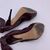 DIOR Scarpe con Tacco in Pelle Col. Viola Miss Dior Peep Toes 40