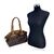 LOUIS VUITTON Borsa Shopper in Tela Col. Marrone Tivoli M