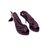 DIOR Scarpe con Tacco in Pelle Col. Viola Miss Dior Peep Toes 40