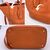 PRADA Borsa Shopper in Pelle Col. Arancione Galleria M