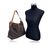 LOUIS VUITTON Borsa Shopper in Tela Col. Marrone Delightful M