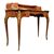 Antico scrittoio francese del 1800 a fagiolo in satinwood e bois de rose