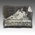 FORNASETTI, Posacenere scultura Allegoria del Nilo, ceramica decorata
