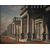 DIPINTO CON CAPRICCIO ARCHITETTONICO SECONDA META’ XVIII SECOLO 
