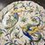 Antico piatto maiolica  Angelo Minghetti Bologna fine 800 . Misura cm 33 