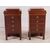 Antichi comodini Biedermeier del 1800 in mogano