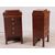Antichi comodini Biedermeier del 1800 in mogano