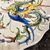Antico piatto maiolica  Angelo Minghetti Bologna fine 800 . Misura cm 33 