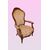 Coppia di poltrone stile Luigi Filippo in legno di noce del 1800