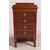 Antichi comodini Biedermeier del 1800 in mogano