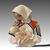 ESSEVI, Sandro Vacchetti, La maternità sarda, scultura ceramica decorata