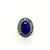 Anello in oro e argento con Lapis e Diamanti