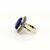 Anello in oro e argento con Lapis e Diamanti