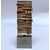 ARNALDO POMODORO, scultura "STELE", firmata in bronzo argentato, 1977