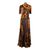 La Mendola Vestito in Seta Col. Grigio Evening Gown 44