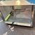 Coffee table anni 70  designer Rosselli Alberto per Saporti. Metallo cromato 55 x 55. h 40 