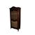 Vetrina portapane francese stile Provenzale in legno di castagno di inizio 1800