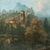 Francesco Zuccarelli (Pitigliano 1702 - Firenze 1788) - Paesaggio fluviale con cavalieri e borgo medievale.