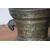 Antico mortaio in bronzo spettacolare 1859 con Stemma e nome  Farmacia. Mis h 17 diametro cm 24 