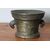 Antico mortaio in bronzo spettacolare 1859 con Stemma e nome  Farmacia. Mis h 17 diametro cm 24 
