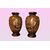 Coppia di vasi giapponesi Satsuma del 1800 riccamente decorati con personaggi e paesaggio