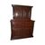 Antica credenza doppio corpo italiana del 1500 rinascimento